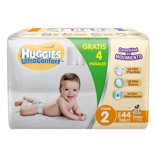 Imagen de Pañal Huggies U.Conf 40 PZS