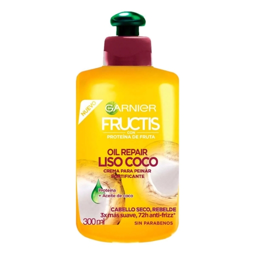 Imagen de Crema Para Peinar Garnier Fructis Oil Repair Coco 300 MLL
