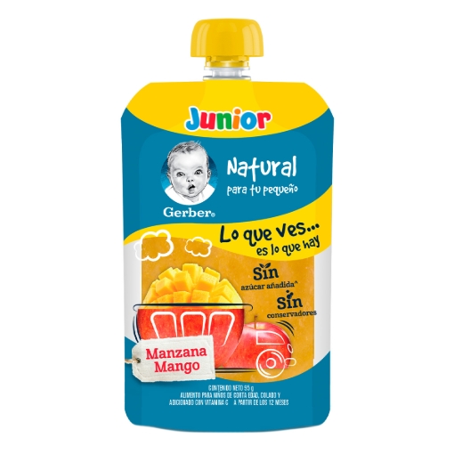 Imagen de Colado Gerber Junior Manzana Mango 95 GRS