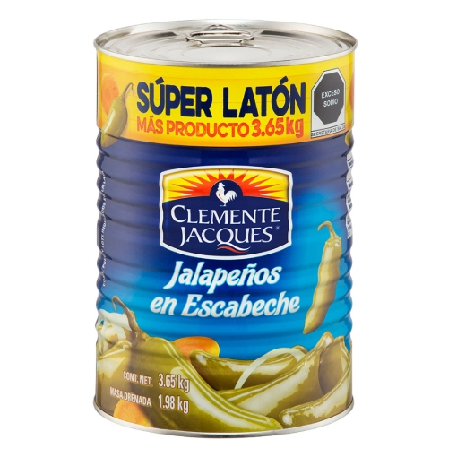 Imagen de Chiles Clemente Jalapeños  3.65 KGS