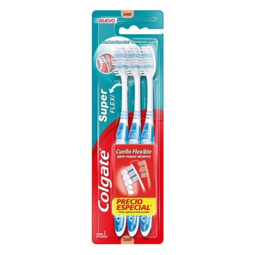 Imagen de Cepillo Dental Colgate Super Flexi 3Pack 3 PZS