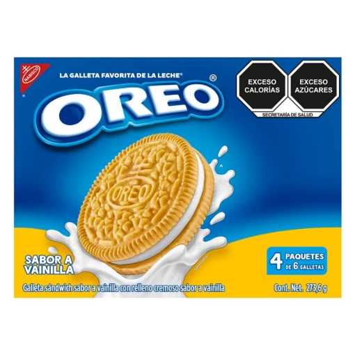 Imagen de Exhibidor Galleta Nabisco Oreo Vainilla 68.4 GRS