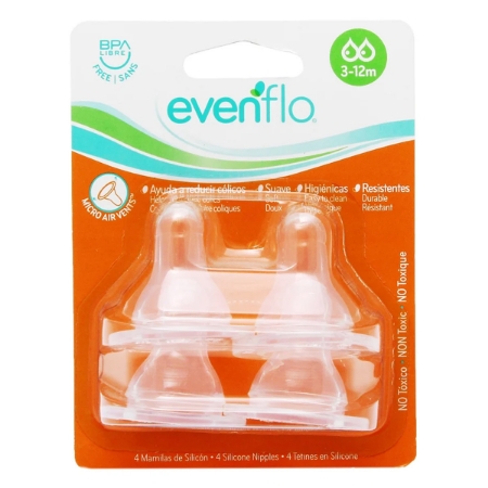 Imagen de Mamila Evenflo Silicon Std  4 PZS