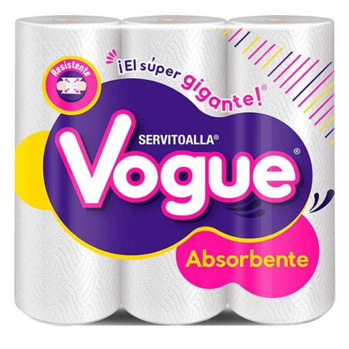 Imagen de Servitoalla Vogue 50 Hojas 3 PZS