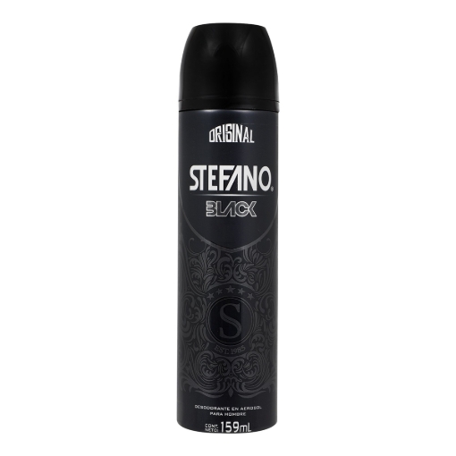 Imagen de Desodorante Stefano Black En Aerosol Para Caballero  159 MLL