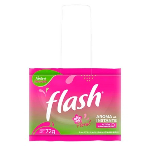 Imagen de Pastilla Sanitaria Flash Floral Con Gancho 72 GRS