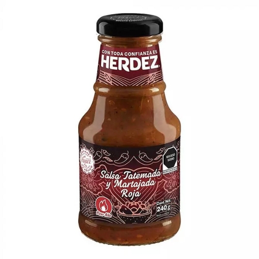 Imagen de Salsa Herdez Tatemada Y Martajada Roja  240 GRS