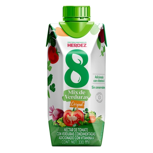 Imagen de Nectar Herdez V8 Original Tetra 330 MLL