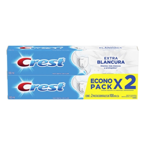 Imagen de Crema Dental Crest Extra Blancura 2Pack  100 MLL