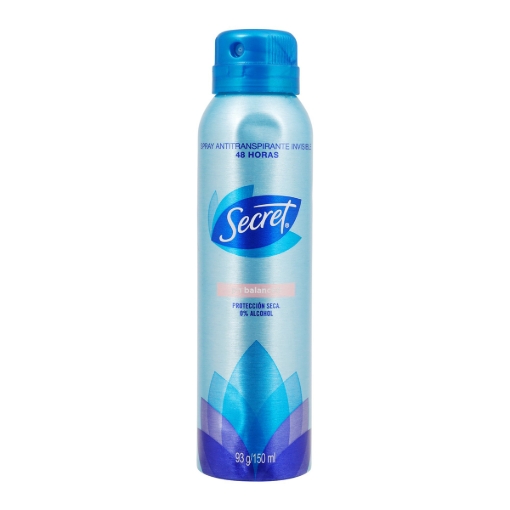 Imagen de Desodorante Secret Ph Balanced En Aerosol Para Mujer  150 MLL