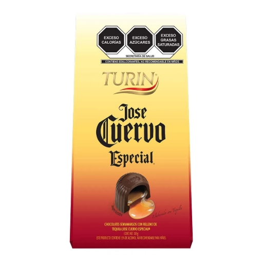 Imagen de Exhibidor Chocolate Turin Con Cuervo Especial  120 GRS