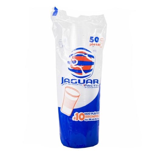 Imagen de Vaso Desechable Jaguar Irrompible  50 PZS