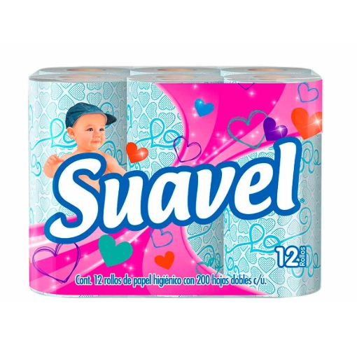 Imagen de Papel Higienico Suavel  12 PZS