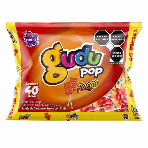 Imagen de Paleta Gudupop Fuego 40 PZS