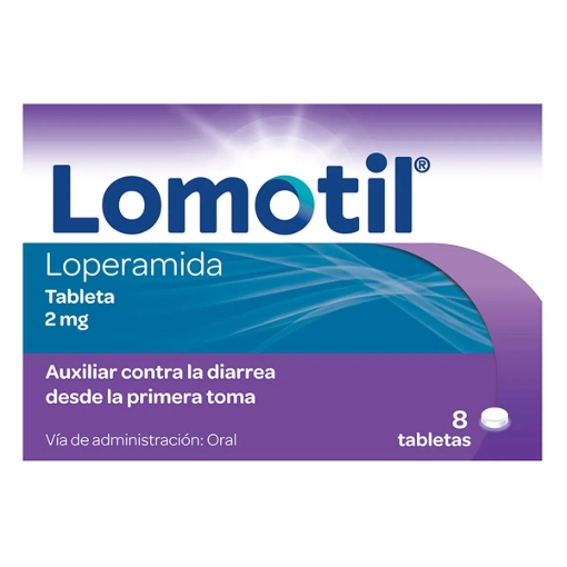 Imagen de Lomotil 8 Tabletas  8 PZS