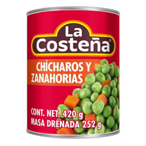 Imagen de Chicharos Con Zanahoria La Costeña  420 GRS