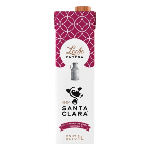Imagen de Leche Santa Clara Entera 1 LTS