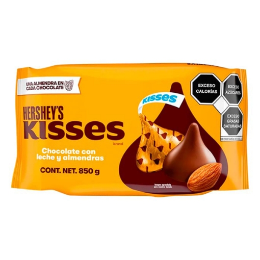 Imagen de Chocolate Kisses Con Leche Y Almendras 850 GRS