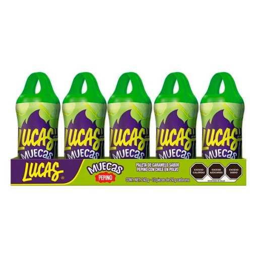 Imagen de Paleta Lucas Muecas Pepino 10 PZS