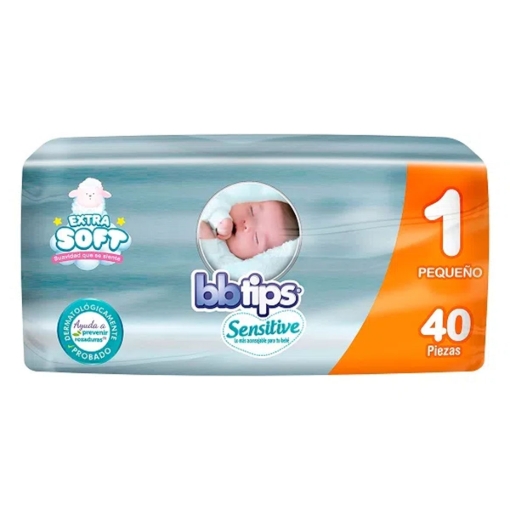 Imagen de Pañal Bbtips Sensitive Etapa 1 40 PZS