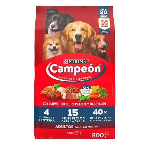 Imagen de Alimento Para Perro Campeon Adulto  800 GRS