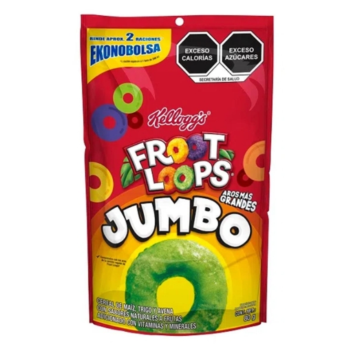 Imagen de Cereal Kellogg'S Froot Loops Jumbo 80 GRS