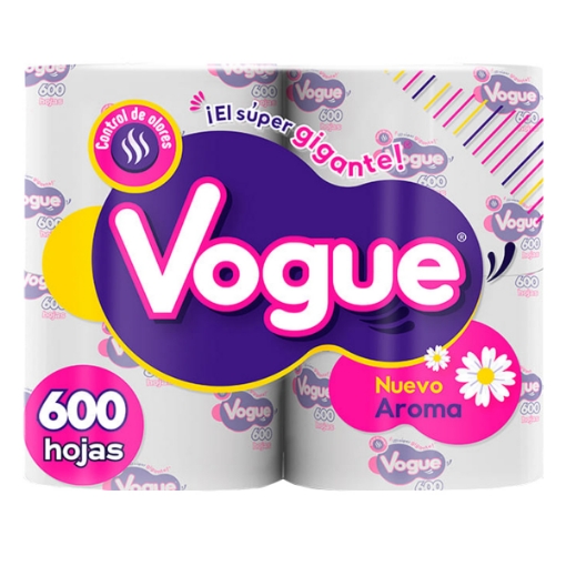 Imagen de Higienico Vogue Gigante Manzanilla 600Hd 4 PZS