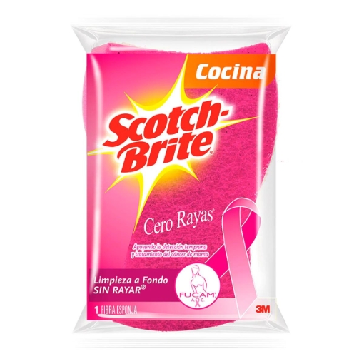 Imagen de Fibra Scotch Bri Cero Rayas Rosa Med 1 PZS