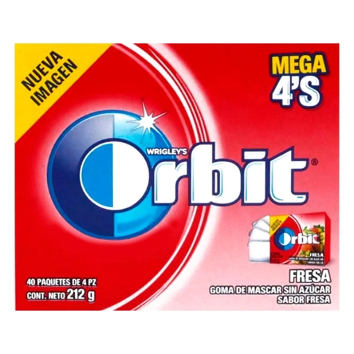 Imagen de Exhibidor Chicle Orbit 40 PZS