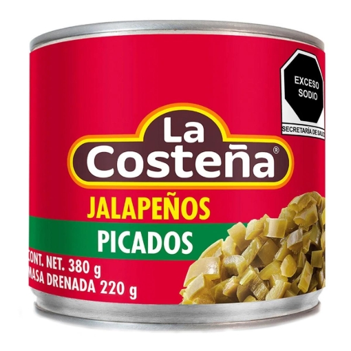 Imagen de Chiles Jalapeño Picados La Costeña  380 GRS