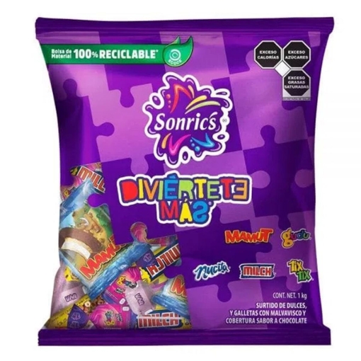Imagen de Exhibidor Dulce Sonric'S Paquete Diviertete 1 KGS