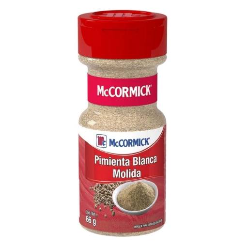 Imagen de Especias Mccormick Pimienta Blanca Molida 66 GRS