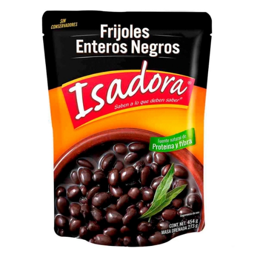 Imagen de Frijoles Isadora Negros Enteros 454 GRS