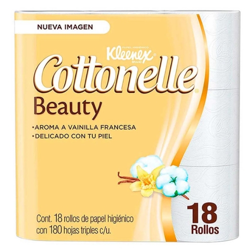 Imagen de Papel Higiénico Kleenex Cottonelle Beauty 18 PZS
