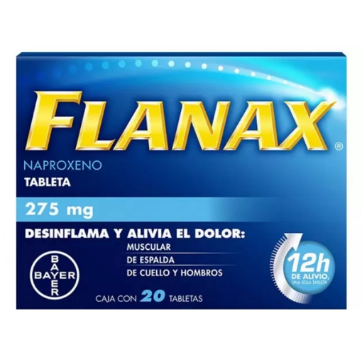 Imagen de Medicamento Flanax 275Mg Tabletas 20 PZS
