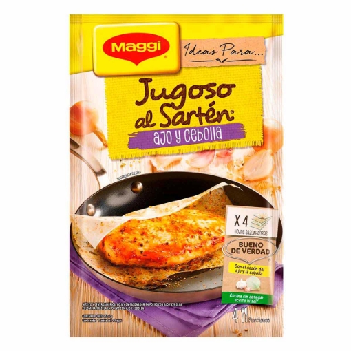 Imagen de Sazonador Maggi Jugoso Al Sartén Ajo 23.4 GRS
