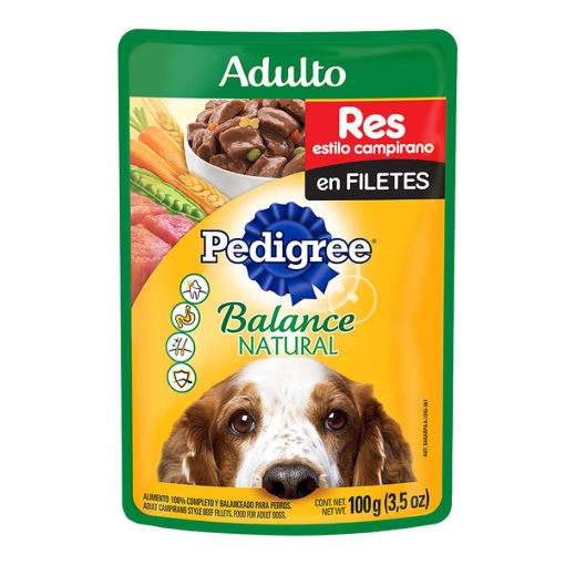Imagen de Sobres Pedigree Adulto Balance Natural  100 GRS