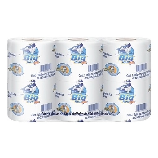 Imagen de Higienico Big Roll Plus 550Hd 6 PZS