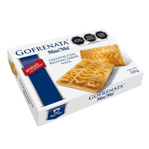 Imagen de Galletas Mac/Ma Gofrenatta Vainilla 320 GRS