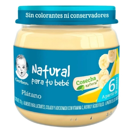 Básicos en Alimentos|COLADO GER 2A PLATANO 100 GRS
