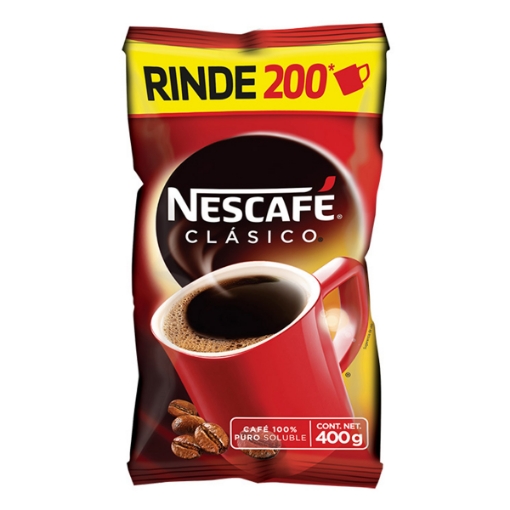 Imagen de Café Soluble Nescafé Clásico Bolsa 400 GRS