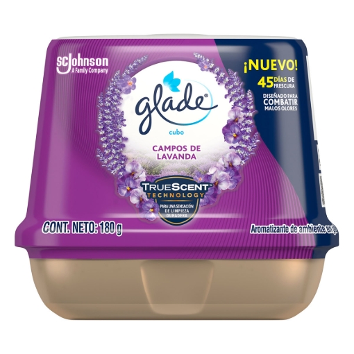 Imagen de Glade Cubo Campos Lavanda 180 GRS
