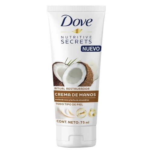 Imagen de Crema Para Manos Dove Coco & Almendras 75 MLL