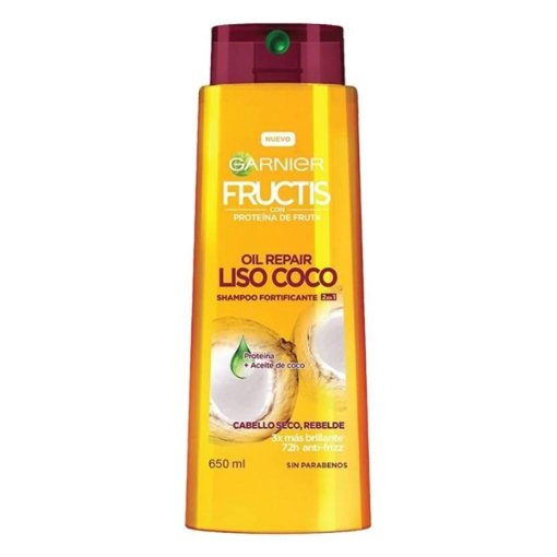 Imagen de Shampoo Garnier Fructis Oil Repair Liso Coco 650 MLL