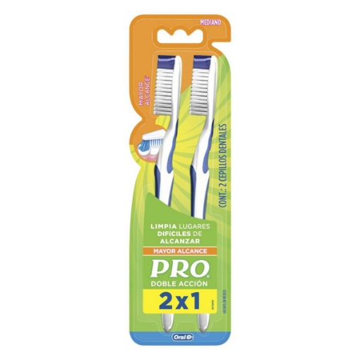 Imagen de Cepillo Dental Pro Doble Accion 6 M 2X1 2 PZS