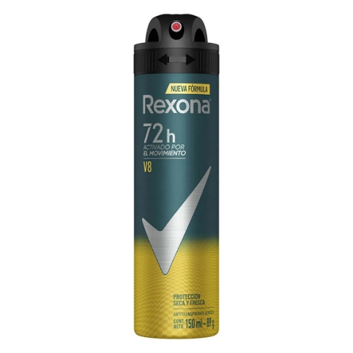 Imagen de Desodorante Rexona Aerosol V8 Hombre Antitranspirante 150 MLL