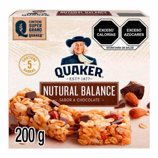 Imagen de Barritas Quaker Natural Balance Chocolate 200 GRS
