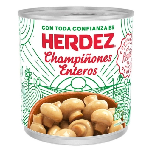 Imagen de Champiñon Entero Herdez  186 GRS