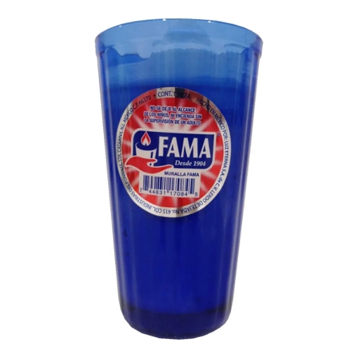 Imagen de Veladora Luz Eterna Fama Muralla Azul  1 PZS
