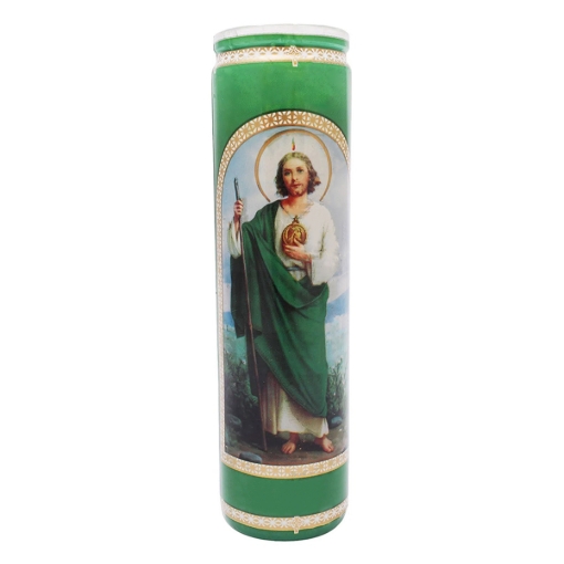 Imagen de Veladora Luz Eterna Imagen San Judas Tadeo  1 PZS